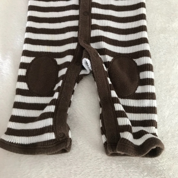 Brown & White Button up pj's🤎🤍 - Picture 6 of 6